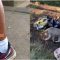 KORBAN gigitan anjing liar di Gunung Batukaru. Foto: ist