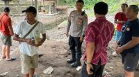 KAPOLRES Gianyar, AKBP Chandra C. Kesuma, meninjau lokasi bencana tanah longsor di Banjar Lebah, Desa Keramas. Foto: ist KAPOLRES Gianyar, AKBP Chandra C. Kesuma, meninjau lokasi bencana tanah longsor di Banjar Lebah, Desa Keramas. Foto: ist