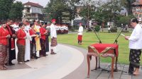 PENGAMBILAN sumpah/janji Pegawai Pemerintah dengan Perjanjian Kerja (PPPK) tahap 2 di lingkungan Pemkab Gianyar dipimpin Wabup Agung Mayun. Foto: ist