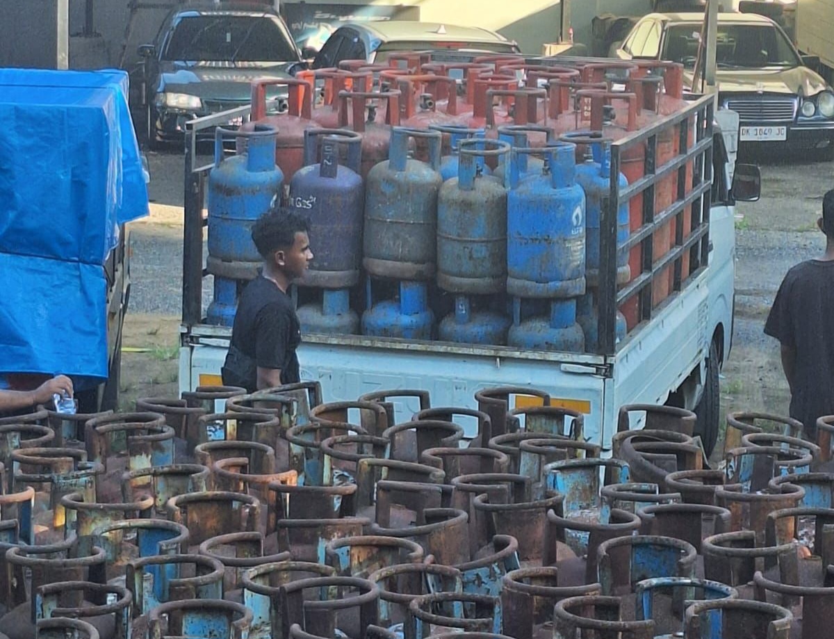 TABUNG gas yang akan dilelang Kejari Gianyar. Foto: ist