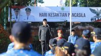 UPACARA Peringatan Hari Kesaktian Pancasila di halaman kantor Bupati Gianyar. Foto: ist UPACARA Peringatan Hari Kesaktian Pancasila di halaman kantor Bupati Gianyar. Foto: ist