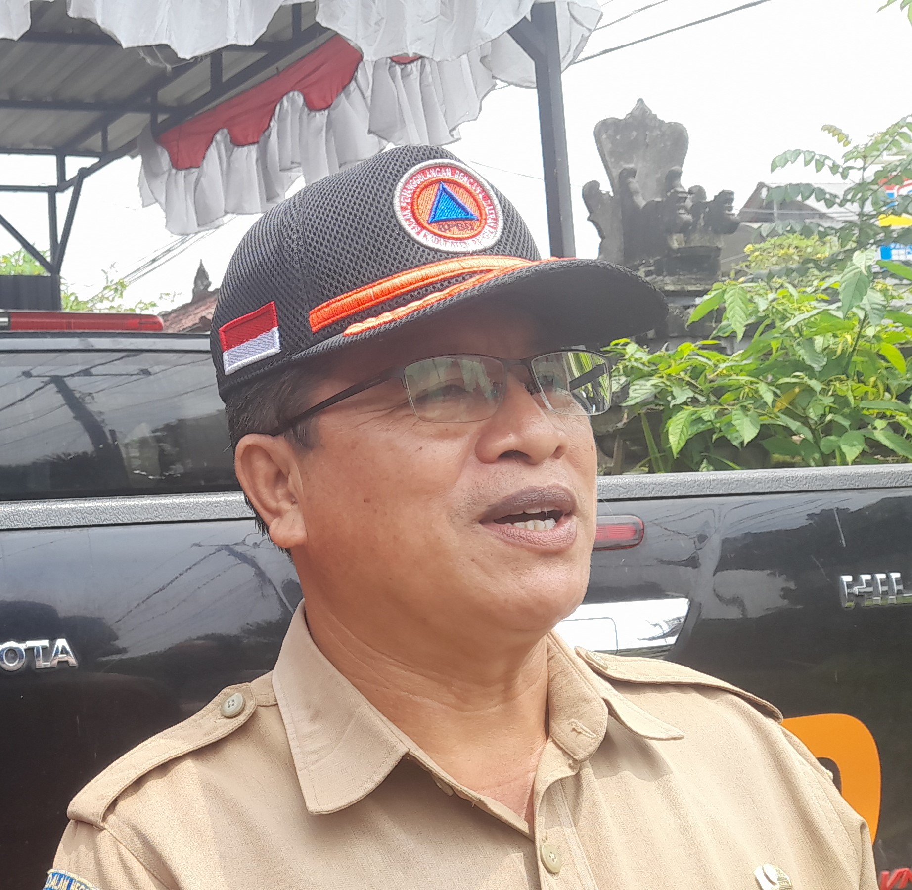 KEPALA Pelaksana BPBD-Damkar Bangli, I Wayan Wardana. Foto: ist