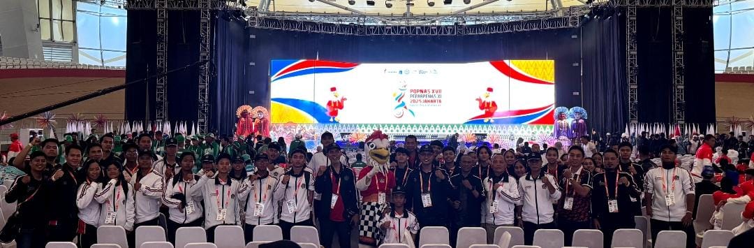 KONTINGAN Provinsi Bali menempati peringkat delapan pada ajang Popnas XVII 2025, dan peringkat keempat Peparpenas XI 2025. Foto: ist