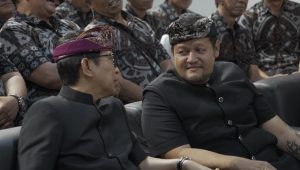 WAKIL Bupati Bagus Alit Sucipta (kanan) bersama Bupati Adi Arnawa dalam suatu kesempatan. Foto: IST
