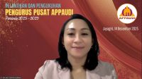IDA Ayu Cintia Nurina, saat mengikuti pelantikan sebagai Pengurus Pusat Asosiasi Pelatih PAUD Indonesia, Minggu (14/12/2025). Foto: ist IDA Ayu Cintia Nurina, saat mengikuti pelantikan sebagai Pengurus Pusat Asosiasi Pelatih PAUD Indonesia, Minggu (14/12/2025). Foto: ist