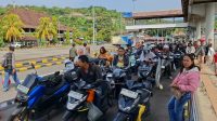 SUASANA arus balik di Pelabuhan Padangbai, Manggis, Karangasem, Rabu (25/3/2026) mengalami peningkatan. Foto: ist SUASANA arus balik di Pelabuhan Padangbai, Manggis, Karangasem, Rabu (25/3/2026) mengalami peningkatan. Foto: ist