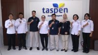 BAWASLU Bali foto bersama usai audiensi ke PT Taspen (Persero) Kantor Cabang Denpasar, Rabu (15/4/2026). Foto: ist BAWASLU Bali foto bersama usai audiensi ke PT Taspen (Persero) Kantor Cabang Denpasar, Rabu (15/4/2026). Foto: ist