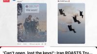 TANGKAPAN layar di media sosial Youtube terkait perang meme di dunia digital yang menyertai perang antara AS dan Israel versus Iran. Foto: ist TANGKAPAN layar di media sosial Youtube terkait perang meme di dunia digital yang menyertai perang antara AS dan Israel versus Iran. Foto: ist