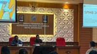 SOSIALISASI juknis SPMB 2026 yang dihadiri perbekel dan lurah se-Kota Denpasar, Selasa (5/5/2026). Foto: ist SOSIALISASI juknis SPMB 2026 yang menghadirkan perbekel dan lurah se-Kota Denpasar, Selasa (5/5/2026). Foto: ist