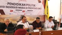 KEPALA Badan Kesatuan Bangsa dan Politik (Kesbangpol) Provinsi Bali, Gede Suralaga (dua kiri), saat menyampaikan pemaparan dalam Seminar Pendidikan Politik bagi Generasi Muda Provinsi Bali Tahun 2026 yang diselenggarakan Kesbangpol Provinsi Bali, Rabu (24/6/2026). Foto: ist KEPALA Badan Kesatuan Bangsa dan Politik (Kesbangpol) Provinsi Bali, Gede Suralaga (dua kiri), saat menyampaikan pemaparan dalam Seminar Pendidikan Politik bagi Generasi Muda Provinsi Bali Tahun 2026 yang diselenggarakan Kesbangpol Provinsi Bali, Rabu (24/6/2026). Foto: ist