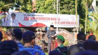 UPACARA Peringatan Hari Lahir Pancasila Tahun 2026 di halaman kantor Bupati Gianyar, Senin (1/6/2026) pagi. Foto: ist UPACARA Peringatan Hari Lahir Pancasila Tahun 2026 di halaman kantor Bupati Gianyar, Senin (1/6/2026) pagi. Foto: ist