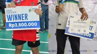 ANGGUN Natalie Manurung (kiri) meraih medali emas dan Kadek Rae Yamuna menyumbang medali perunggu di ajang Kejuaraan Bulu Tangkis Anugerah LMATS Open 2026. Foto: ist ANGGUN Natalie Manurung (kiri) meraih medali emas dan Kadek Rae Yamuna menyumbang medali perunggu di ajang Kejuaraan Bulu Tangkis Anugerah LMATS Open 2026. Foto: ist